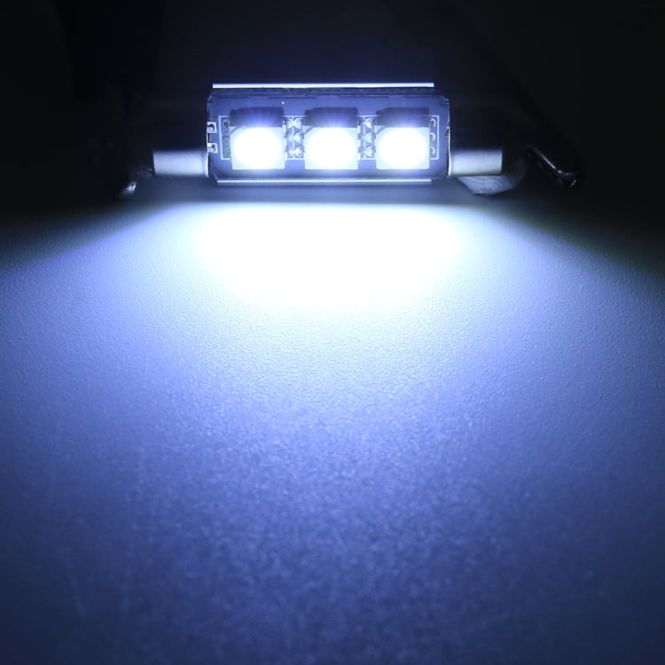 10 PCS 41mm DC12V / 1.7W / 7000K / 70LM 4LEDs SMD-5050 Car Reading Lamp, 41mm, 4LEDs SMD-5050