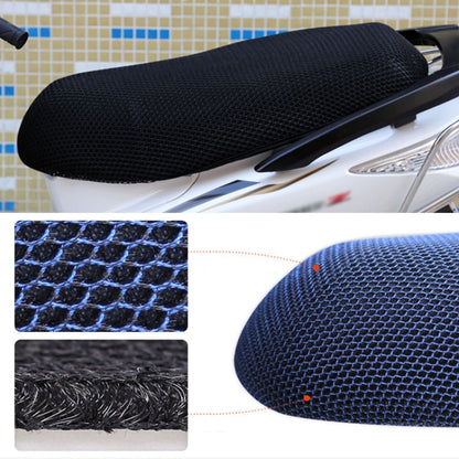 Waterproof Motorcycle Sun Protection Heat Insulation Seat Cover Prevent Bask In Seat Scooter Cushion Protect, Size: M, Length: 60-70cm; Width: 40-45cm, Size: M (Blue), Size: M (Black Red), Size: M (Black Blue), Size: M (Black)