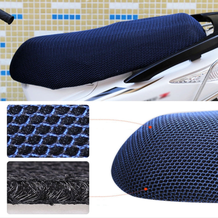 Waterproof Motorcycle Sun Protection Heat Insulation Seat Cover Prevent Bask In Seat Scooter Cushion Protect, Size: M, Length: 60-70cm; Width: 40-45cm, Size: M (Blue), Size: M (Black Red), Size: M (Black Blue), Size: M (Black)