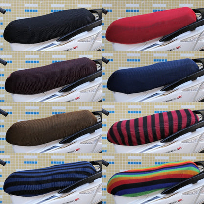 Waterproof Motorcycle Sun Protection Heat Insulation Seat Cover Prevent Bask In Seat Scooter Cushion Protect, Size: M, Length: 60-70cm; Width: 40-45cm, Size: M (Blue), Size: M (Black Red), Size: M (Black Blue), Size: M (Black)