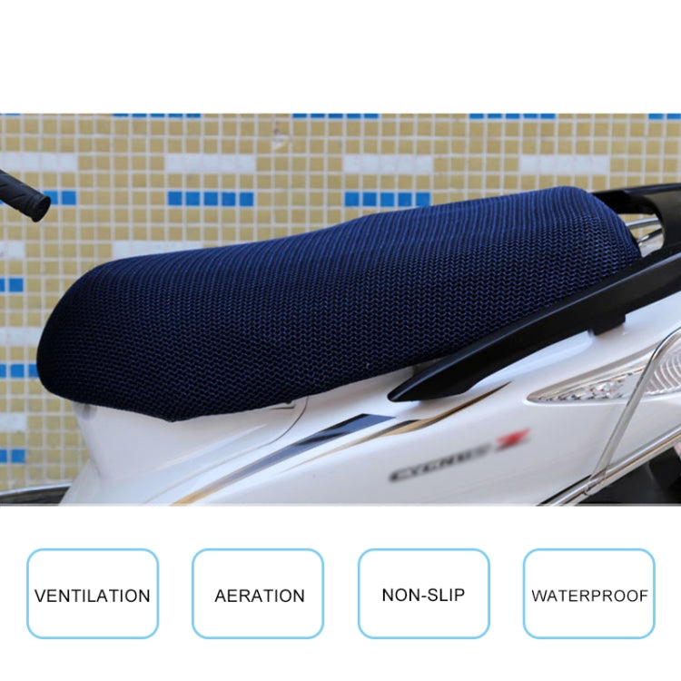 Waterproof Motorcycle Sun Protection Heat Insulation Seat Cover Prevent Bask In Seat Scooter Cushion Protect, Size: XL, Length: 78-85cm; Width: 40-53cm, Size: XL (Blue), Size: XL (Black Red), Size: XL (Black Blue), Size: XL (Black)