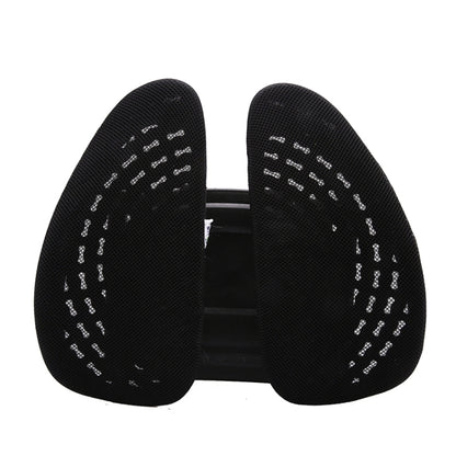 Car Lumbar Support Office Seat Belt Backrest Double Cushion Car Home Massage Lumbar Ice Silk Pillow