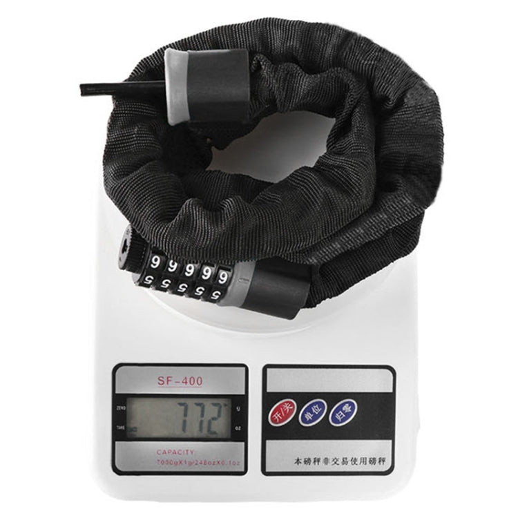 Motorcycles / Bicycle Chain Lock 5 Digit Password Anti-theft Password Lock, Length: 0.9m, 0.9m