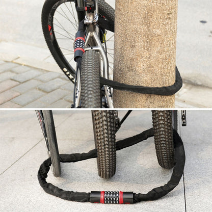 Motorcycles / Bicycle Chain Lock 5 Digit Password Anti-theft Password Lock, Length: 0.9m, 0.9m