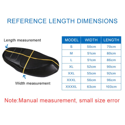 Motorcycle Breathable Sunscreen Double Layer 3D Honeycomb Small Hole Polyester Cushion Mesh, Size: M, Length: 80cm; Width: 51cm, Size: M