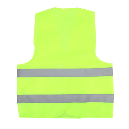 XL Reflective Fluorescent Vest Safty Cloth Driving School Construction Traffic Safty Warning Working Cloth, XL Vest