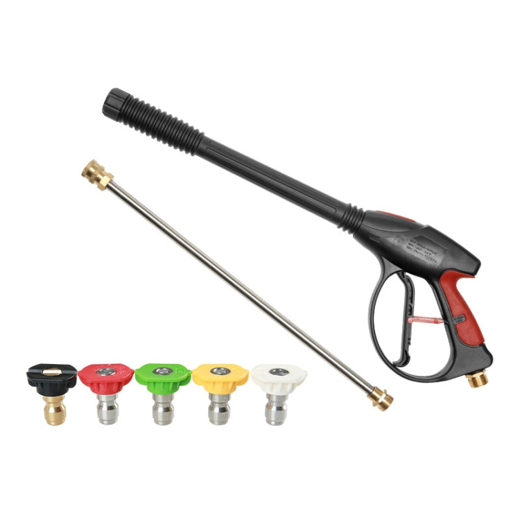 High Pressure Car Wash Gun Water Spray Jet Lance with 5 Nozzles, High Pressure Spray Gun with 5 Nozzles