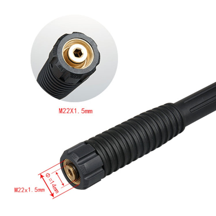 High Pressure Car Wash Gun Water Spray Jet Lance with 5 Nozzles, High Pressure Spray Gun with 5 Nozzles