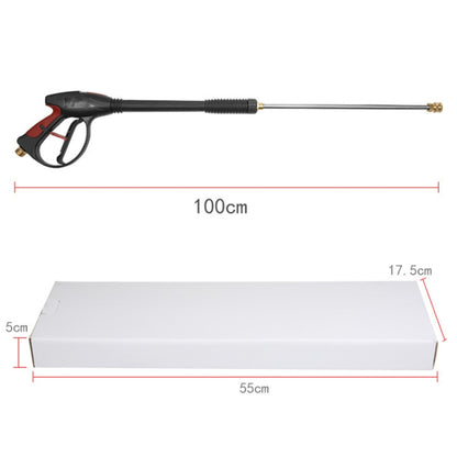 High Pressure Car Wash Gun Water Spray Jet Lance with 5 Nozzles, High Pressure Spray Gun with 5 Nozzles