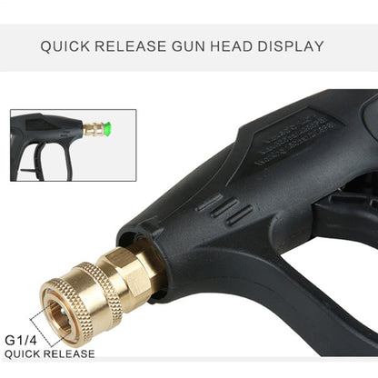 High Pressure Car Wash Foam Gun Soap Foamer Generator Water Sprayer Gun, Outer Wire: 18 x 1.5, Outer Wire: 18 x 1.5