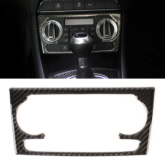 Carbon Fibre Car Air Conditioning Switch Panel Decorative Sticker for Audi Q3 2013-2018, Air Conditioning Switch Panel
