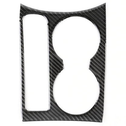 Carbon Fibre Car Water Cup Panel Decorative Sticker for Audi Q3 2013-2018, Water Cup Panel