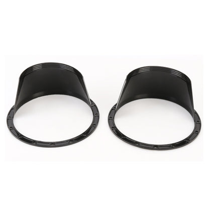 2 PCS 6.5 inch Car Auto Loudspeaker Plastic Waterproof Cover with Protective Cushion Pad, Inner Diameter: 14.5cm, 6.5 inch