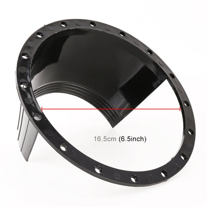2 PCS 6.5 inch Car Auto Loudspeaker Plastic Waterproof Cover with Protective Cushion Pad, Inner Diameter: 14.5cm, 6.5 inch