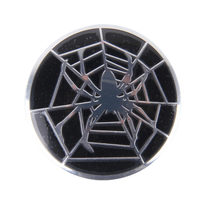 4 PCS Spider Metal Car Sticker Wheel Hub Caps Centre Cover Decoration, Spider