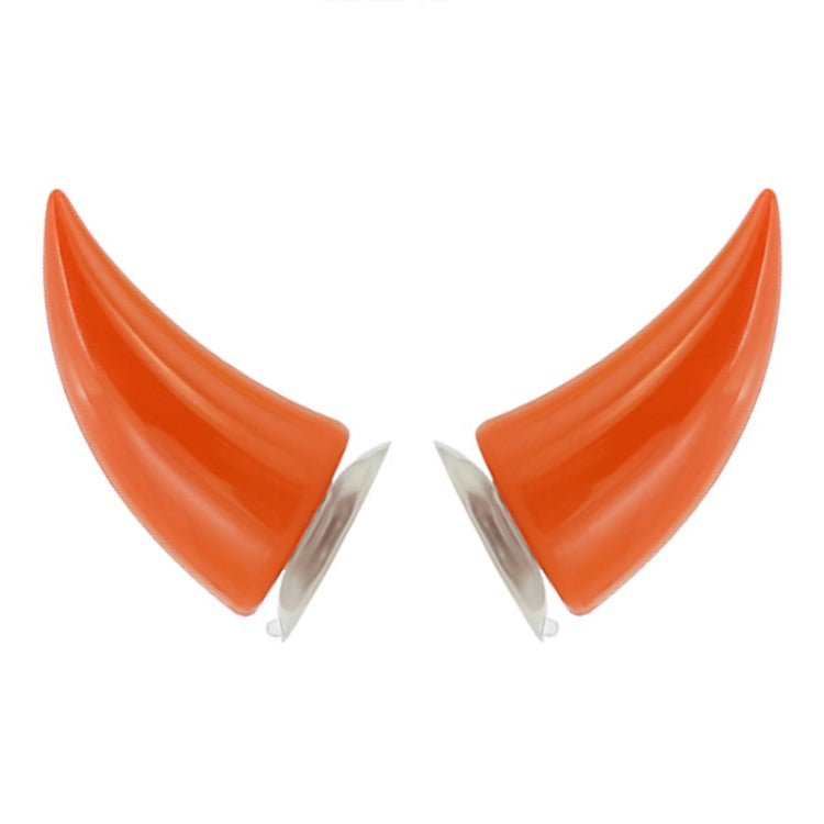 2 PCS Motorcycle Helmet Devil Decoration Motorbike Helmet Suction Cups Horns Decoration Headwear Sucker