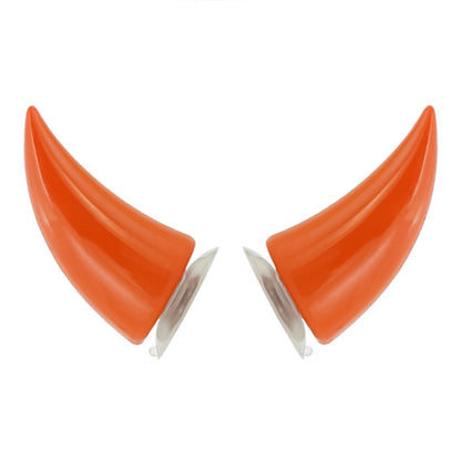 2 PCS Motorcycle Helmet Devil Decoration Motorbike Helmet Suction Cups Horns Decoration Headwear Sucker