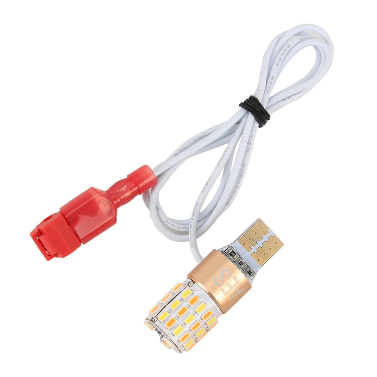 2 PCS T10 DC12V / 2.2W / 6000K / 160LM Car Auto Turn Lights / Running Lights (Turn: Yellow Light; Running: White Light), DC12V / 2.2W / 6000K / 160LM