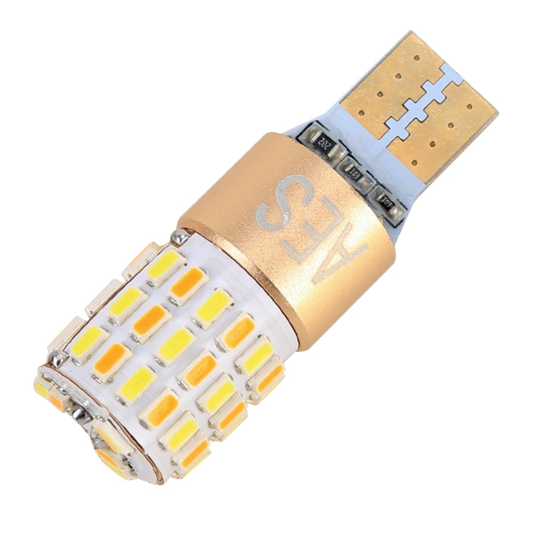 2 PCS T10 DC12V / 2.2W / 6000K / 160LM Car Auto Turn Lights / Running Lights (Turn: Yellow Light; Running: White Light), DC12V / 2.2W / 6000K / 160LM