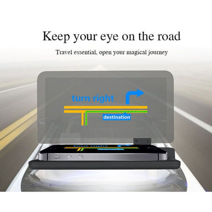 H6 Multi-function Car Smartphone Navigation Head Up Display Holder for 6 Inch Smartphone, H6
