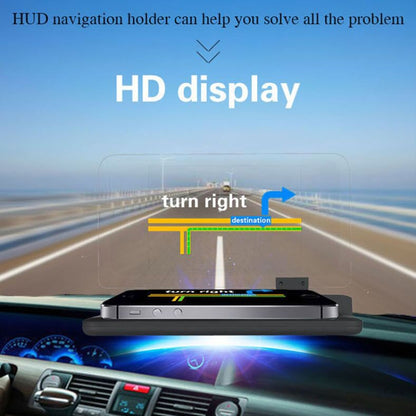 H6 Multi-function Car Smartphone Navigation Head Up Display Holder for 6 Inch Smartphone, H6
