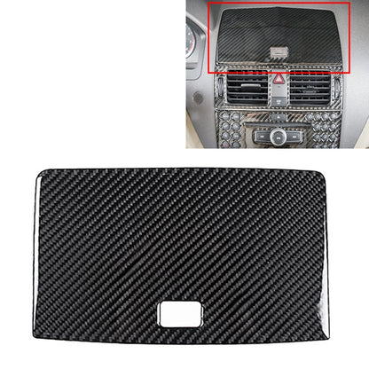 Car Dashboard Navigation Carbon Fiber Decorative Sticker for Mercedes-Benz W204 2007-2010, Dashboard Navigation