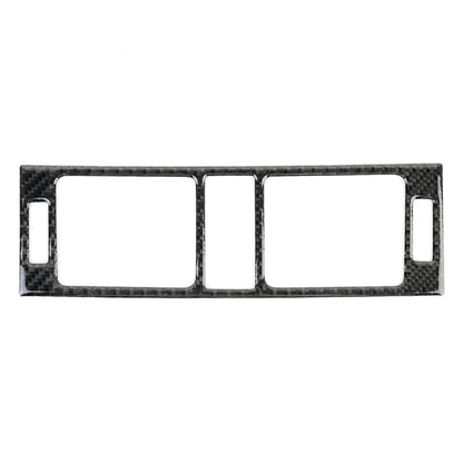 Car Dashboard Air Conditioning Frame Carbon Fiber Decorative Sticker for Mercedes-Benz W204 2007-2013, Dashboard Air Conditioning Frame