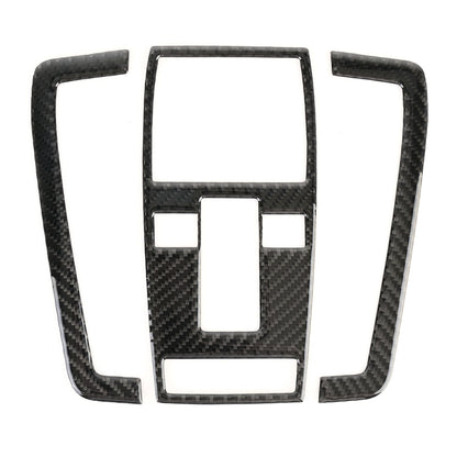 3 PCS Car Front Dome Light Panel Carbon Fiber Decorative Sticker for Mercedes-Benz W204 2007-2013, Front Dome Light Panel