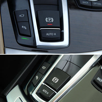 Auto Parking Switch Cover Replacement Handbrake P Key Button 61316822518 for BMW 5 / 6 Series 2009-2014/06, Parking Switch Cover for BMW 5 / 6 Series 2009-2013