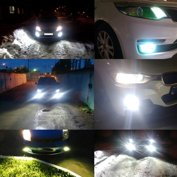 2 PCS H3 72W 1000LM 6000-6500K Super Bright Car Fog Light LED Bulbs, DC 12-24V, H3