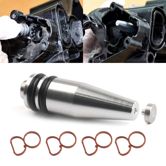 Swirl Flap Flaps Plug Blank Removal Replacement with Gaskets for BMW N47 2.0 D, for BMW N47 2.0 D