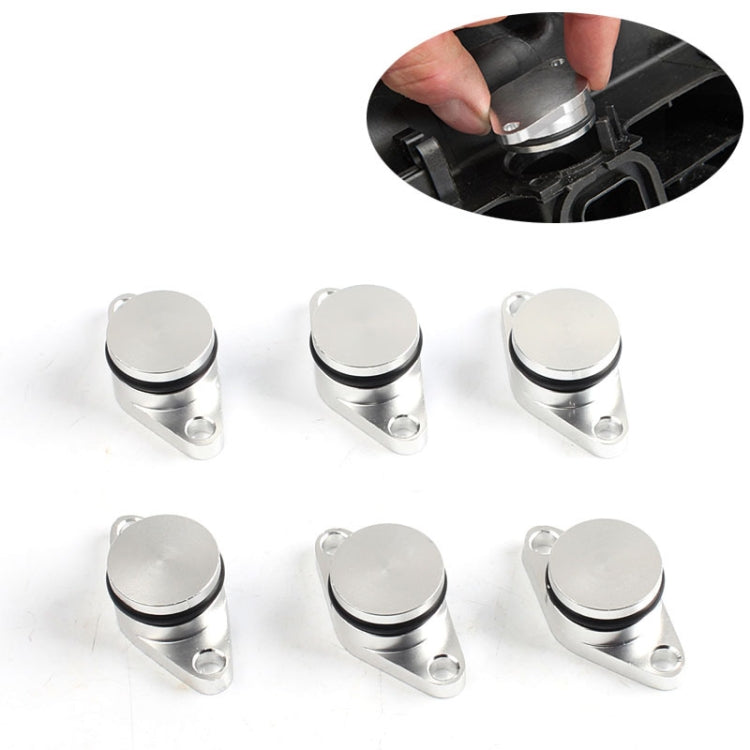 6 PCS 33mm Swirl Flap Flaps Delete Removal Blanks Plugs for BMW M57 (6-cylinder), 33mm (Red), 33mm (Blue), 33mm (Black), 33mm (Silver)