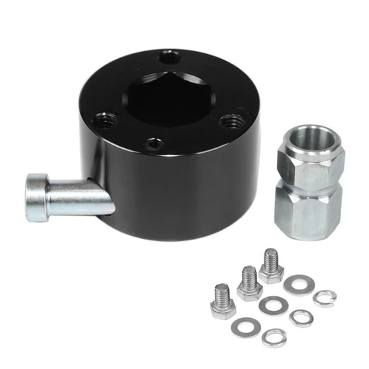 Universal Aluminum Car Steering Wheel Quick Release Disconnect Hub 3/4 inch Shaft Size
