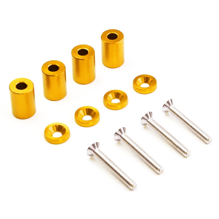 4 PCS Car Modified Isolation Column Engine Cover Blocked Up Screw Engine Turbine Ventilation Gasket Screw Washer