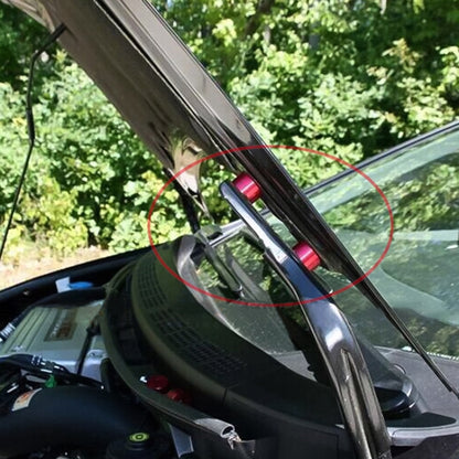 4 PCS Car Modified Isolation Column Engine Cover Blocked Up Screw Engine Turbine Ventilation Gasket Screw Washer