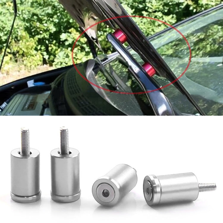 4 PCS Car Modified Isolation Column Engine Cover Blocked Up Screw Engine Turbine Ventilation Gasket Screw Washer