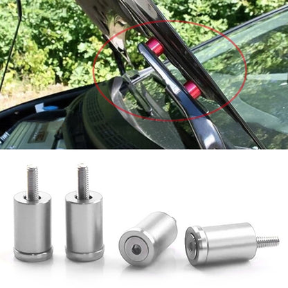 4 PCS Car Modified Isolation Column Engine Cover Blocked Up Screw Engine Turbine Ventilation Gasket Screw Washer
