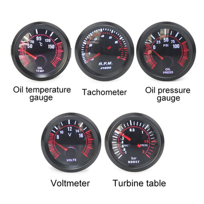 52mm 12V Universal Car Modified Voltmeter, Voltmeter