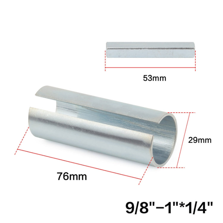 1 inch to 9/ 8 inch Gas Engine Pulley Crank Shaft Sleeve Adapter Predator with 1/4 inch Keystock, AP20