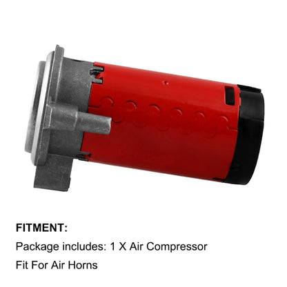 12V Portable Air Compressor for Air Horn Car Truck Vehicle, 12V Red