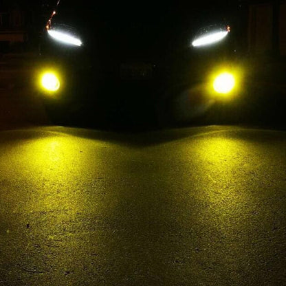 2 PCS H16(EU) 72W 1000LM 6000-6500K Super Bright White Light Car Fog LED Bulbs, DC 12-24V, H16(EU)