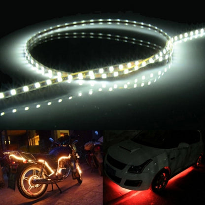 5 PCS Flow Style 45 LED 3528 SMD Waterproof Flexible Car Strip Light for Car Decoration, DC 12V, Length: 90cm, 90cm White, 90cm Yellow, 90cm Blue, 90cm Pink, 90cm Green, 90cm Ice blue, 90cm Red