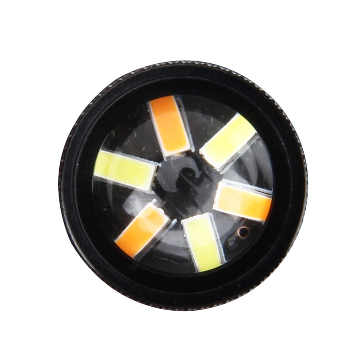2 PCS 3156 5W 450LM 60LEDs DC 12V SMD-4014 Car Auto Brake Light Turn Signal Lights Car Source Set(White Light+Yellow Light), Cable Length: 40cm, 3156