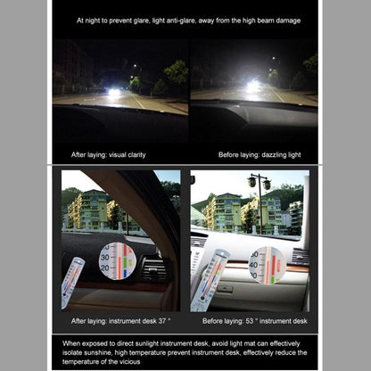Left-hand Drive Car Dashboard Instrument Panel Sunscreen Car Mats Hood Cover for Mercedes-Benz C-Class 2015-2018 (Please note the model and year), For Mercedes-Benz