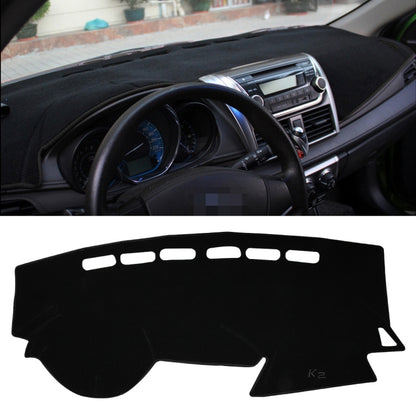 Left-hand Drive Car Light Instrument Panel Sunscreen Dashboard Mats Cover for Kia K2, Please Note Model and Year, For Kia