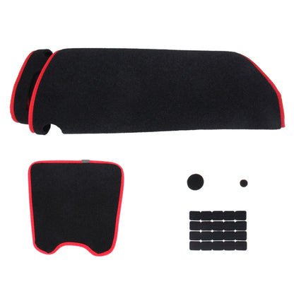 Left-hand Drive Car Light Instrument Panel Sunscreen Dark Mats Cover for Venucia B50 / R50, For Venucia