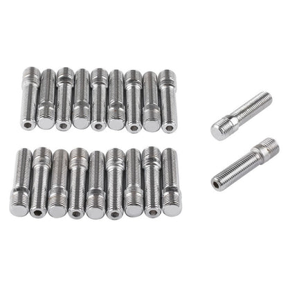 20 PCS 5cm Universal Car Modification Extended Wheels Stud Conversion M14x1.5 to M12x1.5 Screw Adapter LN032 LN033 LN044, 5cm M14x1.5 to M12x1.5