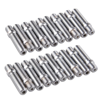 20 PCS 5cm Universal Car Modification Extended Wheels Stud Conversion M14x1.5 to M12x1.5 Screw Adapter LN032 LN033 LN044, 5cm M14x1.5 to M12x1.5