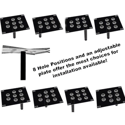 Car Front Bumper Tow Hook License Plate Mounting Bracket Holder for Honda Fit 2008, For Honda Fit 2008