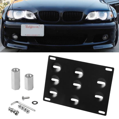 Car Front Bumper Tow Hook License Plate Mounting Bracket Holder for Honda Fit 2008, For Honda Fit 2008